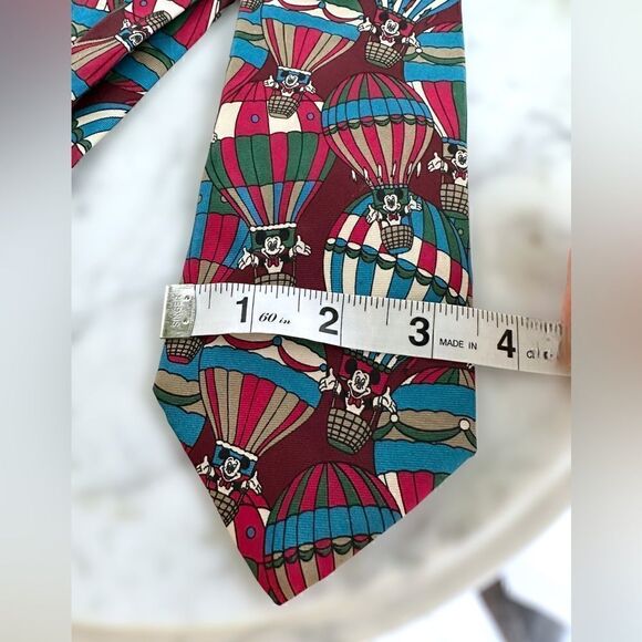 Mickey Mouse Disney Silk Tie 3.5” W 51” L - Picture 12 of 12